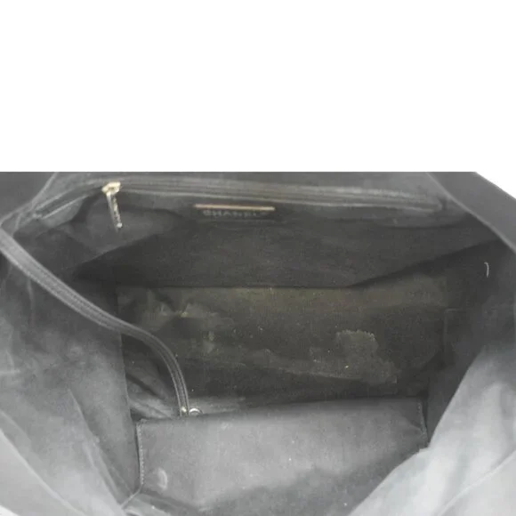 CHANEL  Coco Eyelets Large Leather Shopping Tote Shoulder Black - Picture 14 of 16